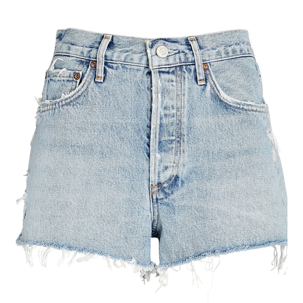 AGOLDE Riley High Rise Slim Leg Shorts Size 26 NWT